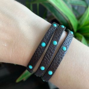 Crystal Studded Multi-wrap Bracelet